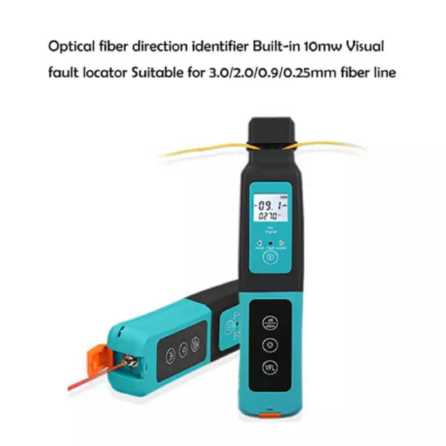 4 IN 1 Fiber Optical Identifier Built in 10mw Visual Fault Locator 800-1700nm 3