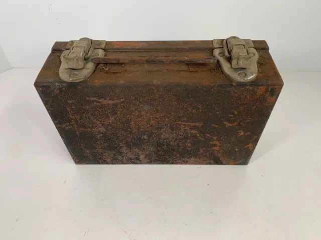 Vintage Mine safety Appliances Co First Aid Kit Box Pittsburgh PA-NO CONTENTS 3