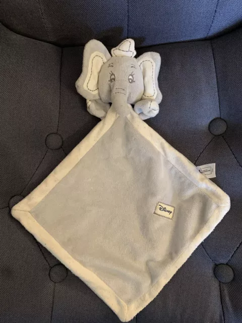Doudou Plat Disney Simba Dumbo L' Elephant Bebe Gris Ecru Blanc
