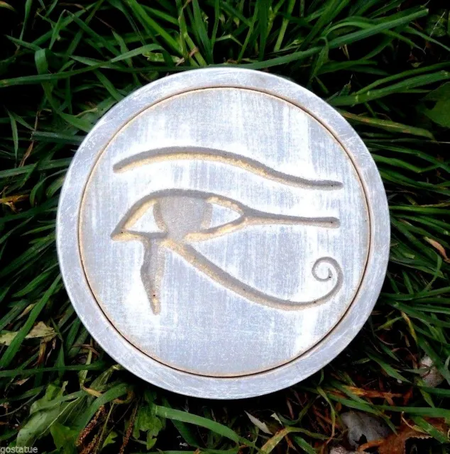 Eye of Horus mold concrete plaster stepping stone  mold 12" x 1.5" thick