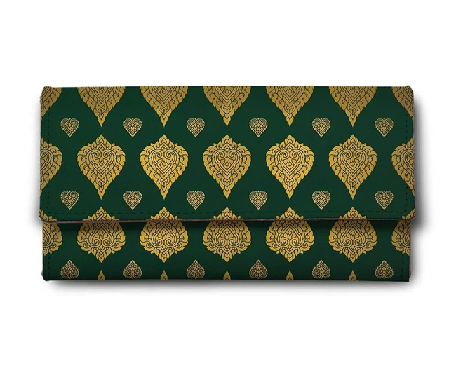 Multicolor Piel Sintética de Mujer Cartera Embrague Bolso