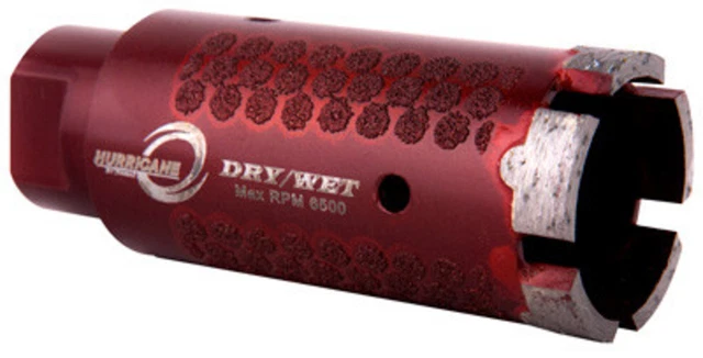 T Segment Hurricane Dry/Wet Core Bit W / Side Protection