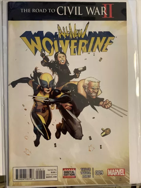 All New Wolverine #9 First Print Marvel Comics (2016) X-23 Gabby Old Man Logan