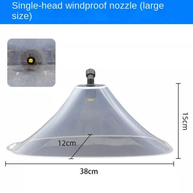 Killer nozzle for windproof agricultural electric spraying optimal performance