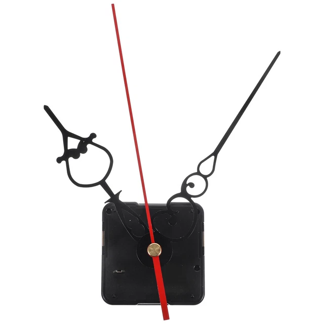 Kit Movimento Per Orologio Da Parete - Meccanismo A Torsione, Lancette In Legno, Per Fai Da Te E Riparazioni. Facile Da Montare!