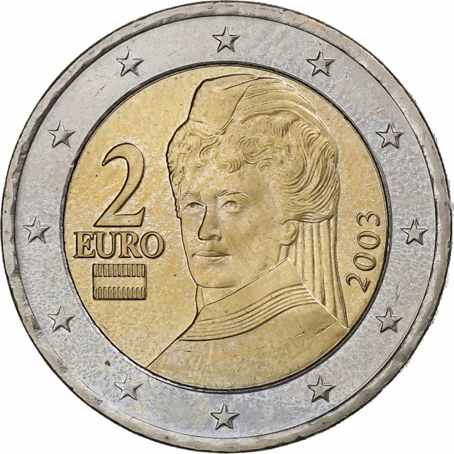 [#1250901] Autriche, 2 Euro, 2003, Vienna, SPL, Bimétallique, KM:3089