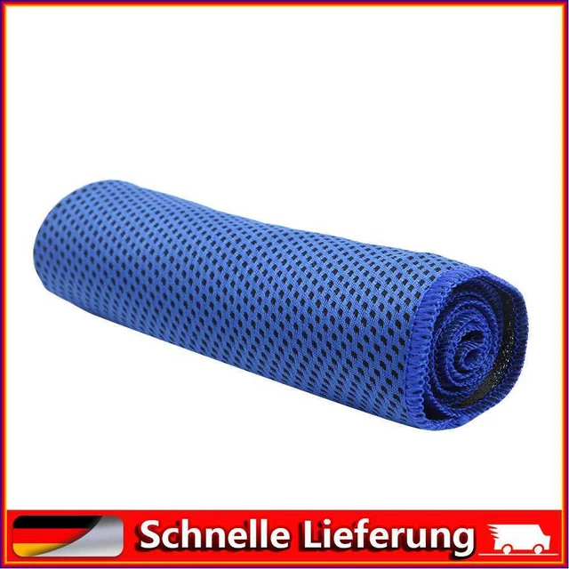 Ice Cold Towel Sommer Outdoor Fitness Quick Dry Cooling Towel (Dunkelblau)
