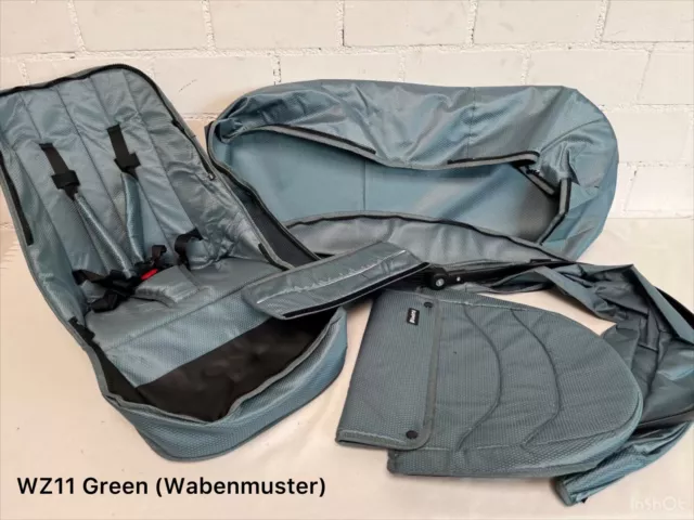 XS15- Pixini Tragewanne & Sitz WZ11 Green - Kinderwagen Zubehör - Ersatzteile