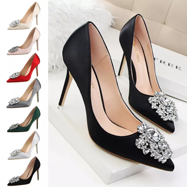 Womens Comfort High Heel Pumps Women Work Lightweight Pointy Toe Stiletto Heels