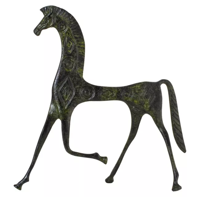 The Ancient Greek Horse of Mycenea Bronze Sculpture Greek Handmade Statue