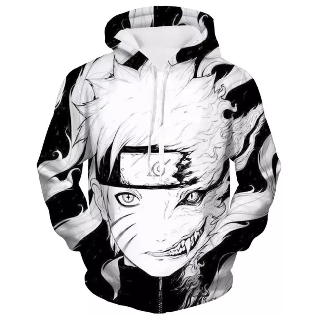 Unisex Mens Womens Casual Naruto Halloween Costume Hoodie Sweater Sweatshirt ZG9