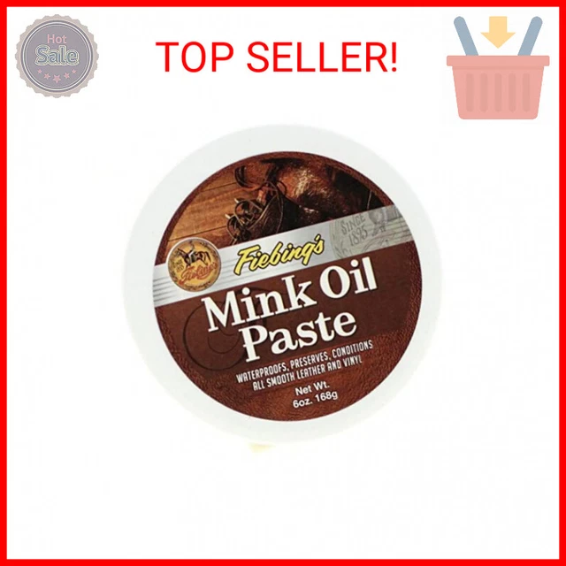 Fiebings Mink Oil Paste For Smooth Leather And Vinyl Condition And Protect