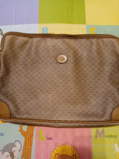 Gucci Laptop Cases Vintage . Brown .  Pls Look Up Picture Measurement