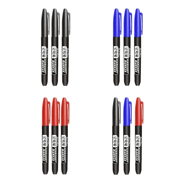 Non-Erasable Marker Pen Hook Pen School Supplies for Teachers & Students Paint F