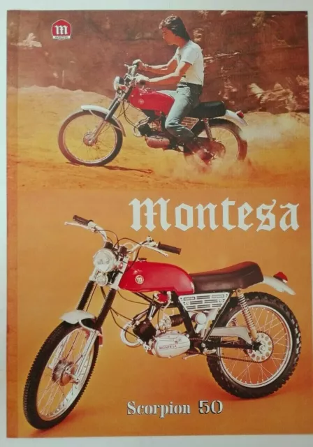 Prospectus Catalogue Brochure Motos MONTESA SORPION 50