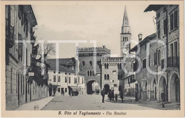 S.vito Al Tagliamento - Via Amalteo (Pordenone) 1936