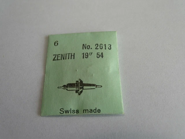 Axe De Balancier Zenith 18 1/2 - 18.28 N Bas - Part. 723 - Neuf Jamais Utilisé