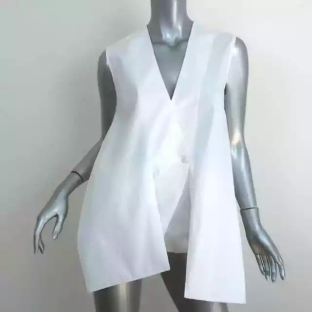 Diane Von Furstenberg Asymmetric Cotton Sleeveless Top