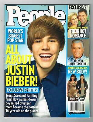 People Magazine - Justin Bieber - April 2010 - Complete Magazine - BRAND NEW