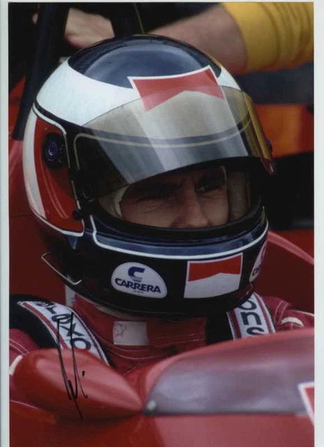 Photo D'époque 1980 – Gerhard Berger Ferrari F1 87/88C à Monaco, 1er Mai