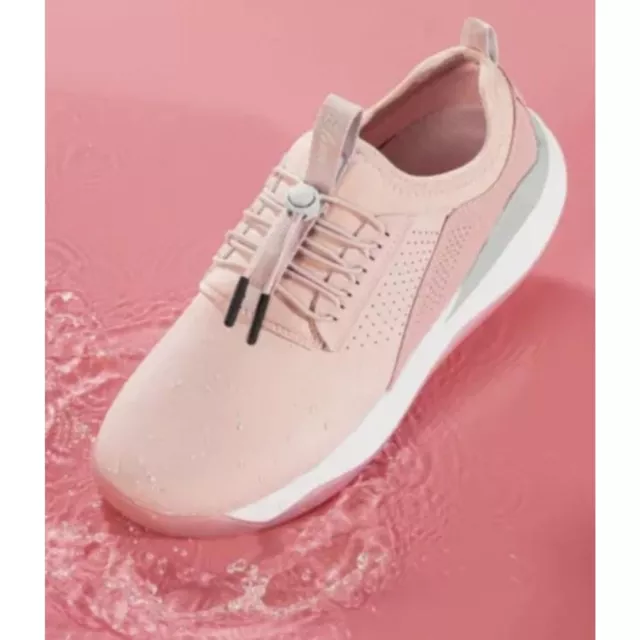 CLOVE Unisex Classic Slip-On Fluid-Resistant Sneakers Pink Size W9.5/M8 NWOB