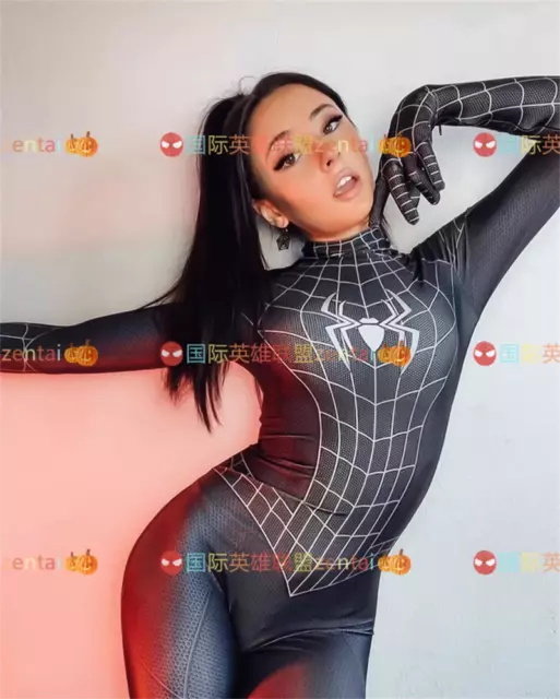 Venom Spiderman Women/Kid Jumpsuit Spider-man Bodysuit Cosplay Costume Tight