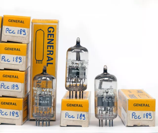 ONE PCC189/7ES8 SIEMENS BRIONVEGA NOS GERMANY Tube Valve Valvula 진공관  真空管 电子管