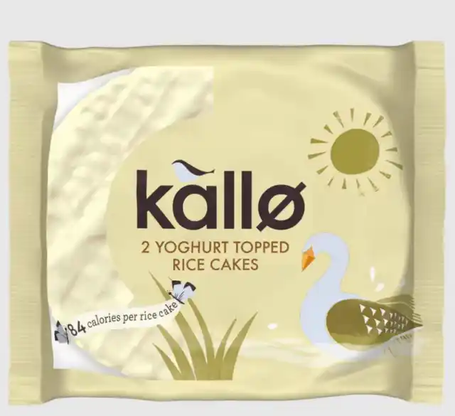 Kallo Kallo Yogurt Topped Rice Cake 33g