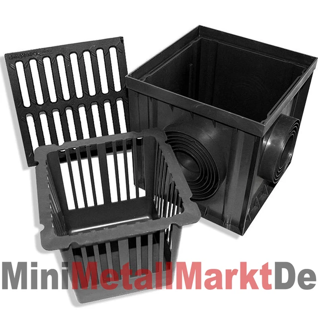 ScarMaxx Scarico Cortile Cassetta Lavandino Cortile Cesto Di Raccolta - Foto 8