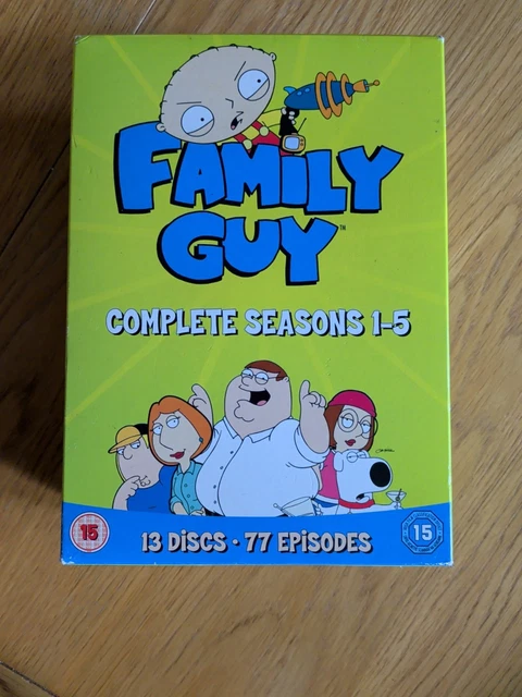 Dcdv Box FAMILY GUY DVD Box Set Seasons 1-5 £5.43 - PicClick UK