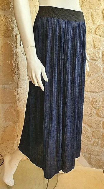 Robe satinée bleue Fleurs NEUVE Shein 36