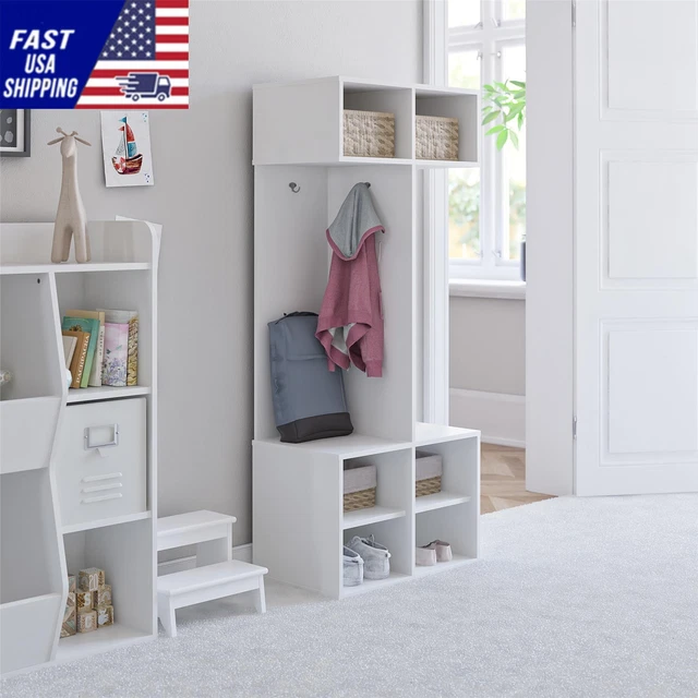 Ameriwood Home Charli Kids 6 Cube Storage, White