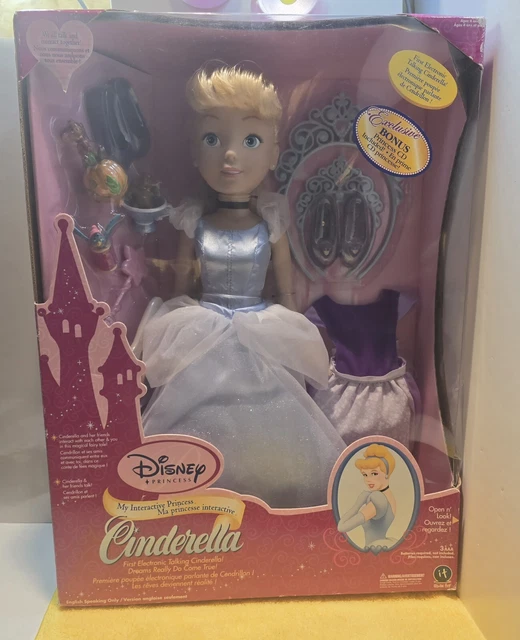Tasking Dool 2001 MY INTERACTIVE Princess Cinderella Talking Doll Brand New $75.00 ...