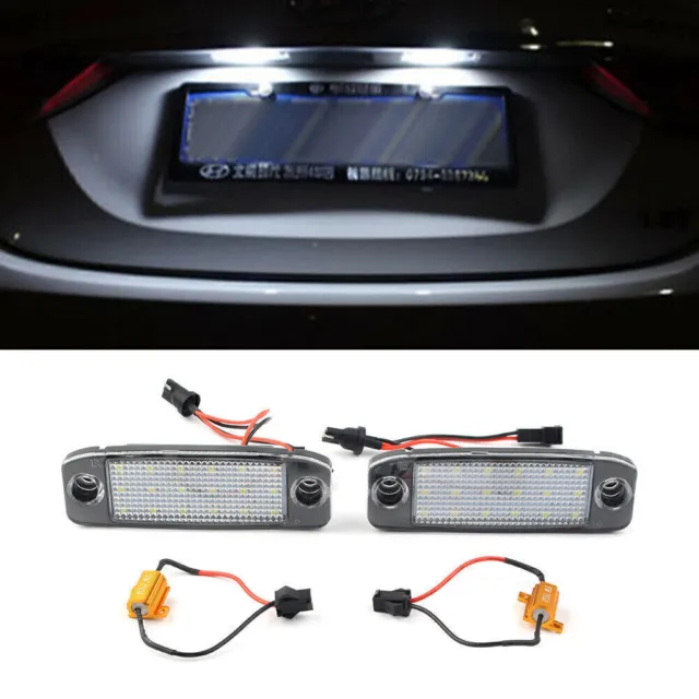 For Hyundai Sonata 2010-2013 LED License Number Plate Lights Number Frame Lamp