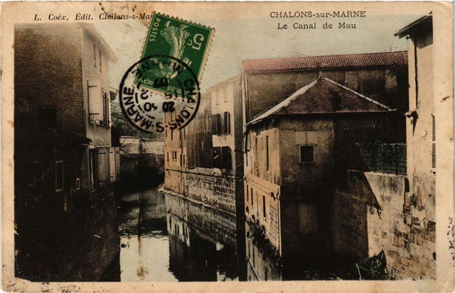 CPA CHALONS-sur-MARNE - Le Canal de Mau (363719)