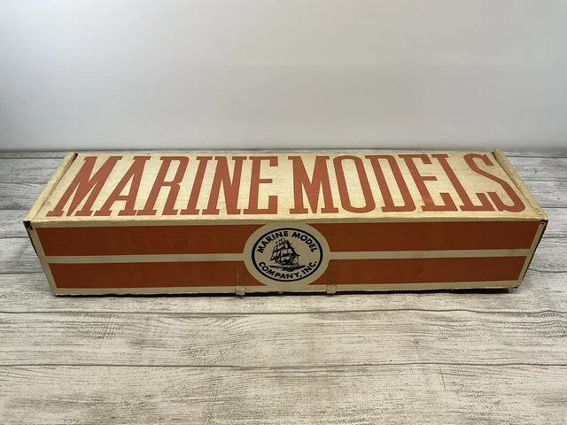 Vintage wood ship kit Charles W. Morgan whaling ship No. 1809 NOS