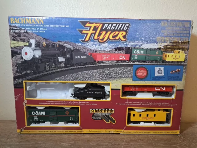 Bachmann Trains Pacific Flyer Ready-to-Run HO Scale Train Set NOT COMPLETE