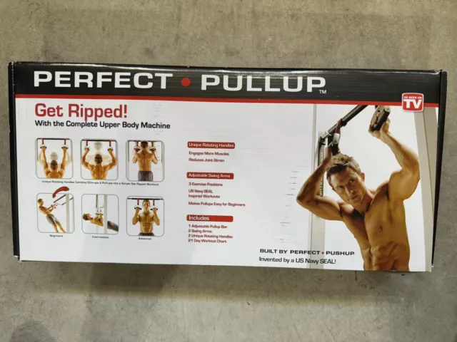 Perfect Pullup Rotating Handles Adjustable Pull-Up Bar Exercise Workout System