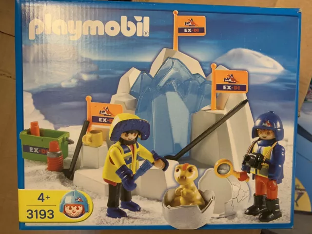 Playmobil 3193 Dino-Ei im Eis  Wie neu! Vitrinenstück! Unbespielt!