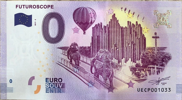 Billet Touristique Souvenir 0 Euro - Ville De Luxembourg, Dimensions 135x74 Mm - Souvenir Collectible, Non Valable