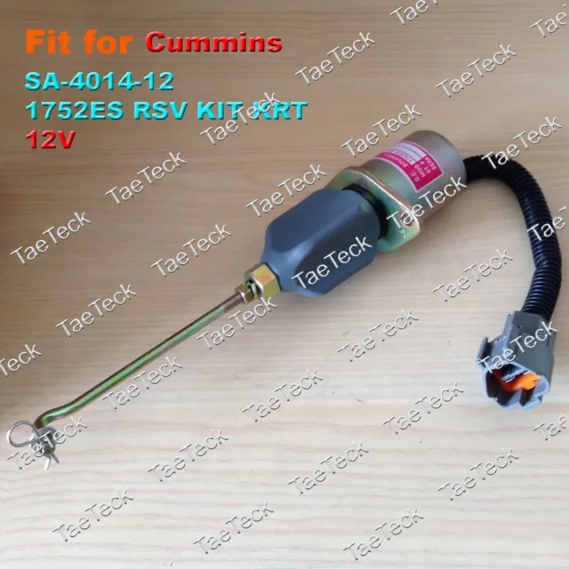 Fit for Cummins Mitsubishi 1752ES RSV KIT KRT 12V Solenoid Valve SA-4014-12 12V