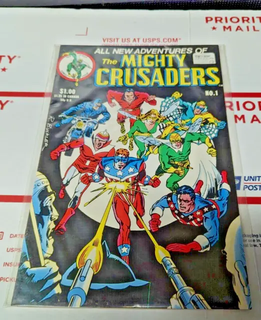 NICE The Mighty Crusaders #1 Archie Red Circle Comics March 1983 Rich Buckler