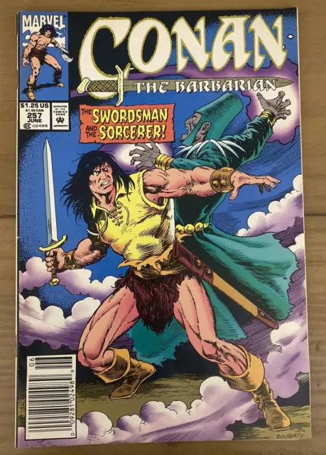 Conan The Barbarian #257 Jun 1992 Marvel Comics Vintage Comic Book