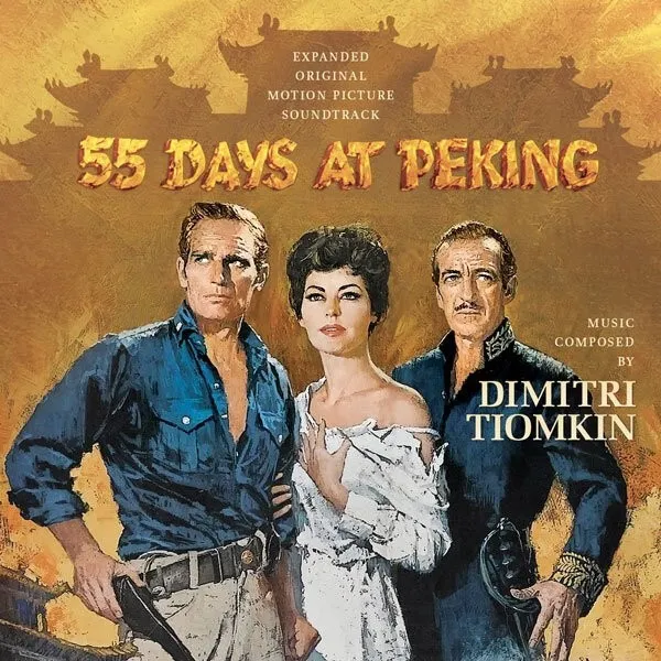 Dimitri Tiomkin ‎– 55 Days At Peking (1963) Expanded Score 2CDs/Newly Remastered
