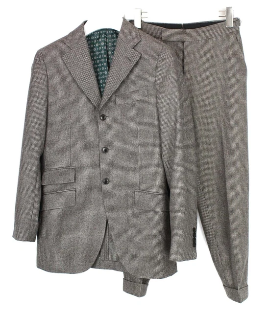 Costume Homme Suitsupply Greenwich - Taille UK 38/32, Gris, Coton, 2 Pièces, Occasion Très Bon état