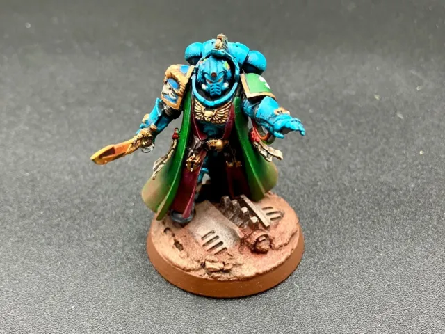 Warhammer 40K Painted Salamanders Space Marine Primaris Librarian