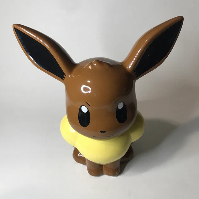 Pokémon Eevee 5” Ceramic Coin Piggy Bank 2016 The Pokémon Company FAB NY