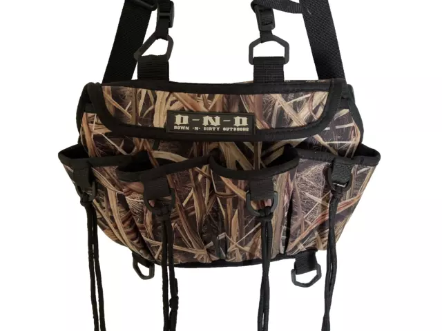 DOWN AND DIRTY OUTDOORS Waterfowl Hunting Goose Duck Call Camo Bag Tote