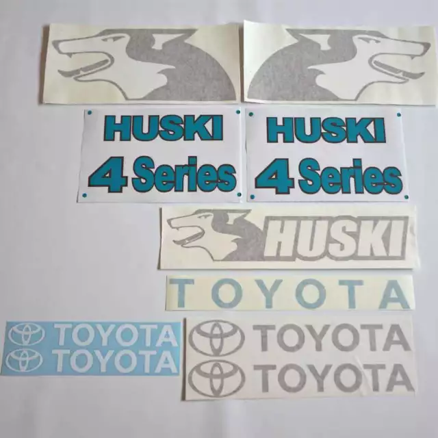 ANY MODEL 4SDK4 4SDK5 4SDK8 4SDK9 4SDK10 4SDK11 Decals Stickers Kit TOYOTA HUSKI 3