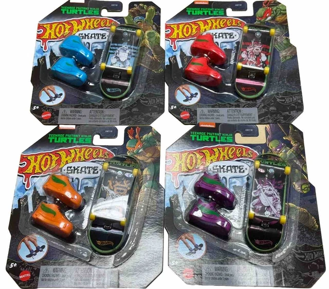 2024 HOT WHEELS Skate Teenage Mutant Ninja Turtles TMNT Complete SET